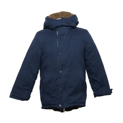 Winterjas (Blauw, Bruin) van Dirkje Katoen, Polyamide, Polyester