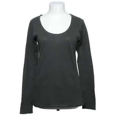 Long sleeve T-shirt (Green) from Majestic Filatures Cashmere, Cotton
