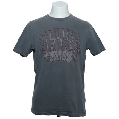T-shirt (Grau) von Nudie Jeans Baumwolle