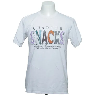 T-shirt (Blanc) de Quartersnacks Coton