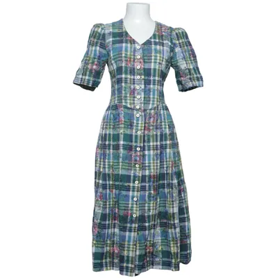 Dress (Blue, Green, Multicolored) from Hammerschmid Cotton, Linen, Viscose