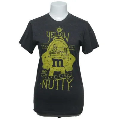 T-shirt (Grå, Gul) från M&M's Bomull, Polyester