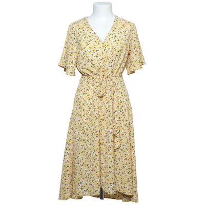 Klänning (Gul, Flerfärgad) från KappAhl Elastan, Polyester