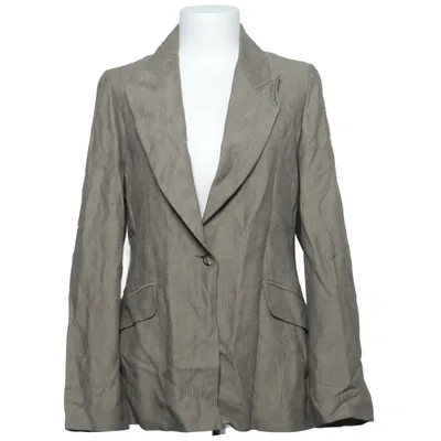 Blazer (Brown) from Dakota Viscose, Wool