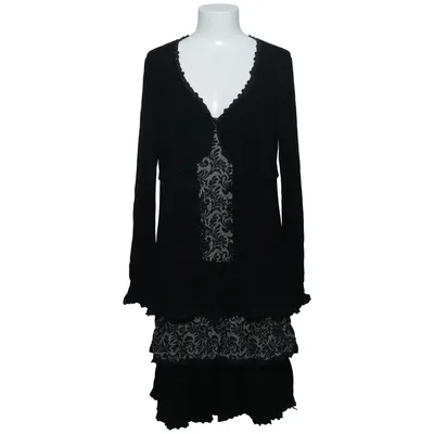 Dress (Black, Beige) from Design Werk Elastane, Polyamide, Viscose