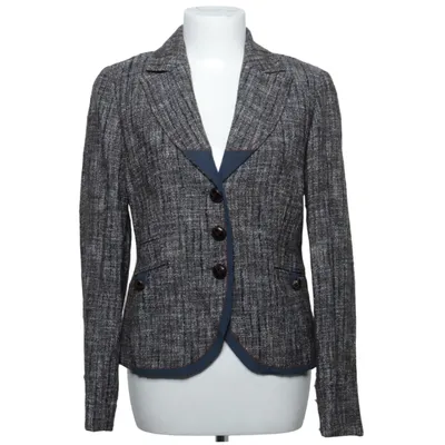 Blazer (Gray, Brown) from Biba Acrylic, Cotton, Polyester, Wool