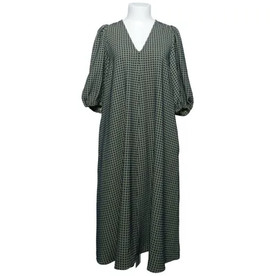 Långklänning (Blå, Beige) från Stine Goya Elastan, Återvunnen polyester