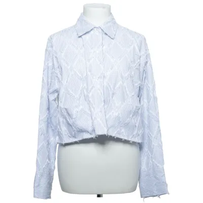 Chemise (Bleu, Blanc) de YAS Coton