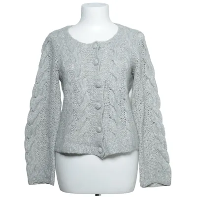 Cardigan (Gray) from Indiska Alpaca wool, Cotton, Elastane, Polyamide