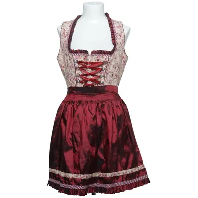 Dirndl (Röd, Flerfärgad) från Krüger Madl Bomull