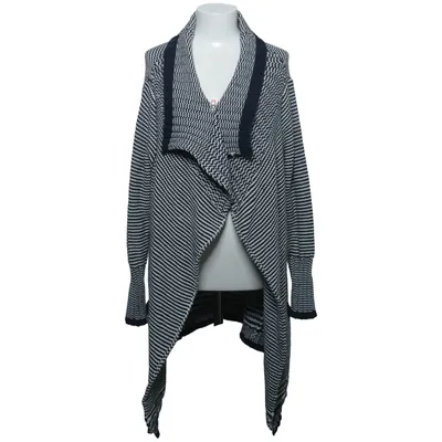 Cardigan (Blue, White) from Dear Cashmere Acrylic, Cotton