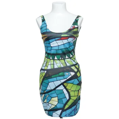 Dress (Blue, Multicolored) from Blackmilk Elastane, Polyester