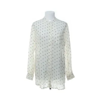 Bluse (Hvid, Sort) fra Moshi Moshi Mind Silke