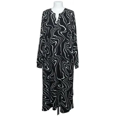 Maxi jurk (Zwart, Wit) van Zhenzi Elastaan, Polyester