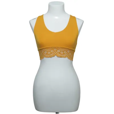 Crop top (Gul) från Skiny Elastan, Polyamid, Viskos