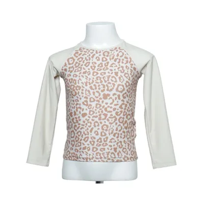 Swim shirt (Beige, Brown) from Kuling Elastane, Recycled polyester