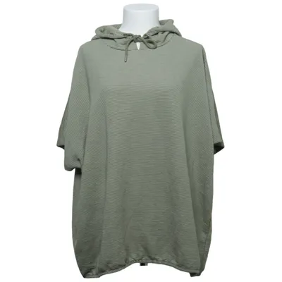 Kortærmet Hættetrøje (Grøn) fra Gina Benotti Polyester, Viscose