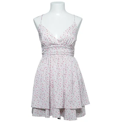 Halterneck dress (White, Multicolored) from Anika Teller x NA-KD Elastane, Polyester