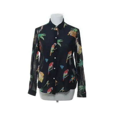 Skjorta (Svart, Flerfärgad) från Sézane Bomull, Silke