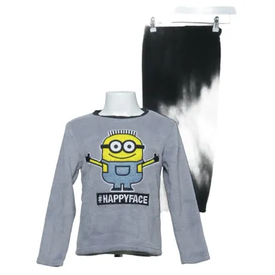 Pyjama (Grijs, Zwart, Meerkleurig) van Minions Polyester