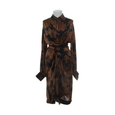 Skjortekjole (Brun, Sort) fra Karmamia Genanvendt polyester