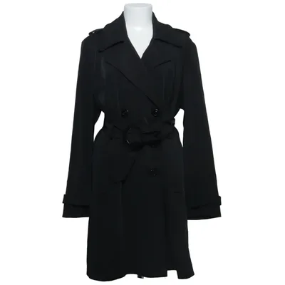 Trenchcoat (Sort) fra Oltre Bomuld, Elastan, Polyester