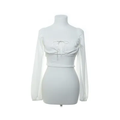Crop top (Tie Cropped LS Top) från NLY Trend Elastan, Polyester