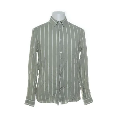 Skjorte (Grøn, Hvid) fra H&M Man Viscose