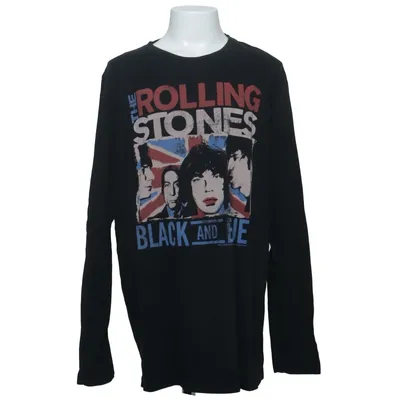 Lange mouwen shirt (Zwart) van The Rolling Stones Katoen