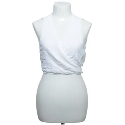 Wikkeltop (Wit) van Pull & Bear Linnen, Viscose