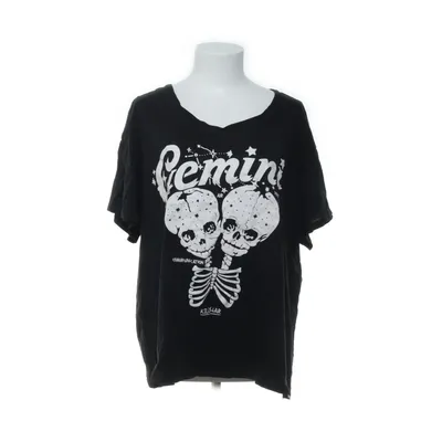 T-shirt (Svart, Vit) från Killstar Bomull