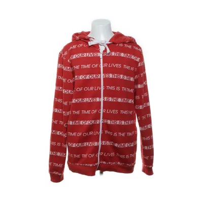 Hoodie (Red, White) from Sublevel Cotton, Polyester
