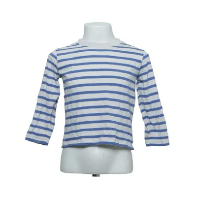 T-shirt à manches longues (Bleu, Blanc) de Arket Coton