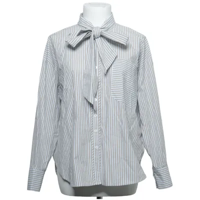 Blouse lavallière (Bleu, Marron) de JcSophie Coton