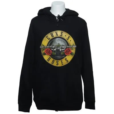 Capuchon sweater (Zwart) van Guns n' Roses Katoen, Polyester