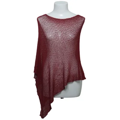 Poncho (Rood) van Ulla Jacobsson Kläder Acryl, Polyamide