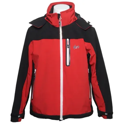 Ski jacket (Red, Black) from Windy Peak Polyester