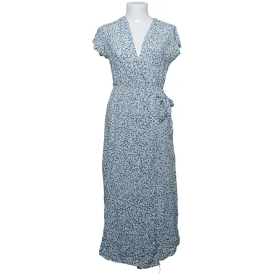 Robe portefeuille (Bleu, Blanc, Jaune) de New Collection Viscose