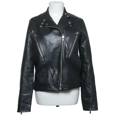 Veste de motard (Noir) de WHYRED Acétate, Cuir, Polyester
