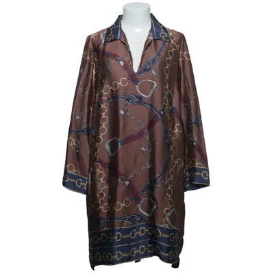 Dress (Brown, Blue, Multicolored) from Ana Alcazar Polyester, Viscose