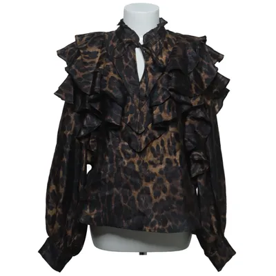 Bluse (Brun, Sort) fra Cras Genanvendt polyester