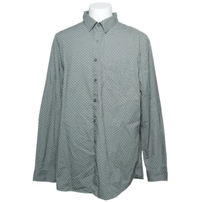 Skjorta (Grön, Flerfärgad) från Dressmann Bomull, Elastan