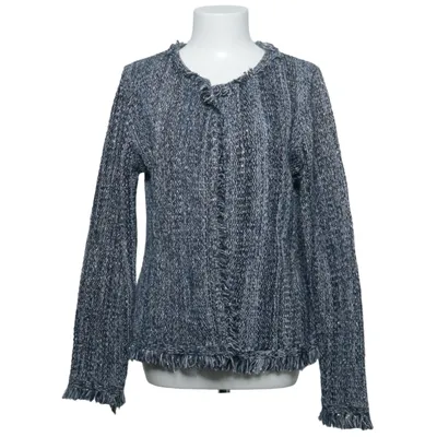 Cardigan (Bleu, Noir, Blanc) de Oui Acrylique, Coton, Fibre métallique, Polyamide