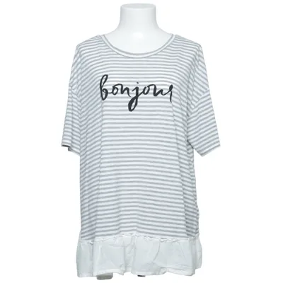 T-shirt (Grå, Vit) från Maite Kelly x Bonprix Polyester, Viskos