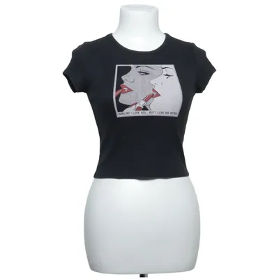 T-shirt (Svart) från Reformation Elastan, Ekologisk bomull