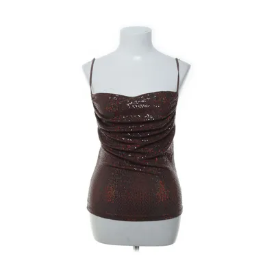 Tank Top (Brown, Multicolored) from Sisters Point Elastane, Metallic fiber, Nylon
