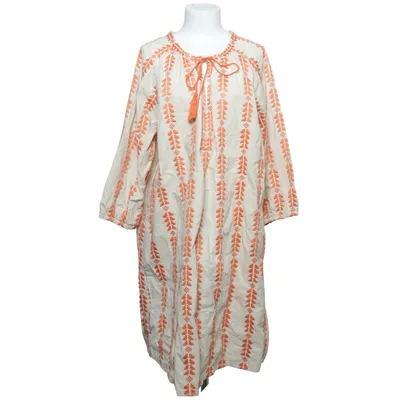 Jurk (Beige, Oranje) van Norah Katoen