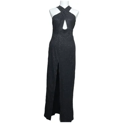 Långklänning (Svart) från AX Paris Elastan, Polyester