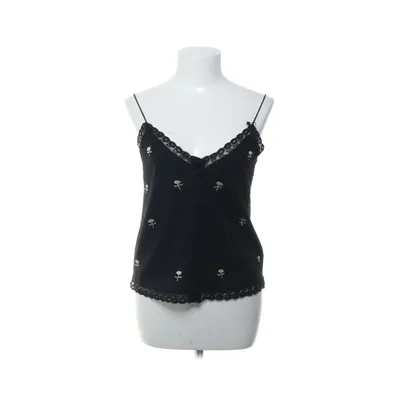 Topp (Svart) från Topshop Metallfiber, Nylon, Polyester