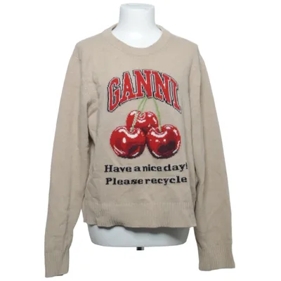 Sweater (Beige, Red, Black) from Ganni Wool